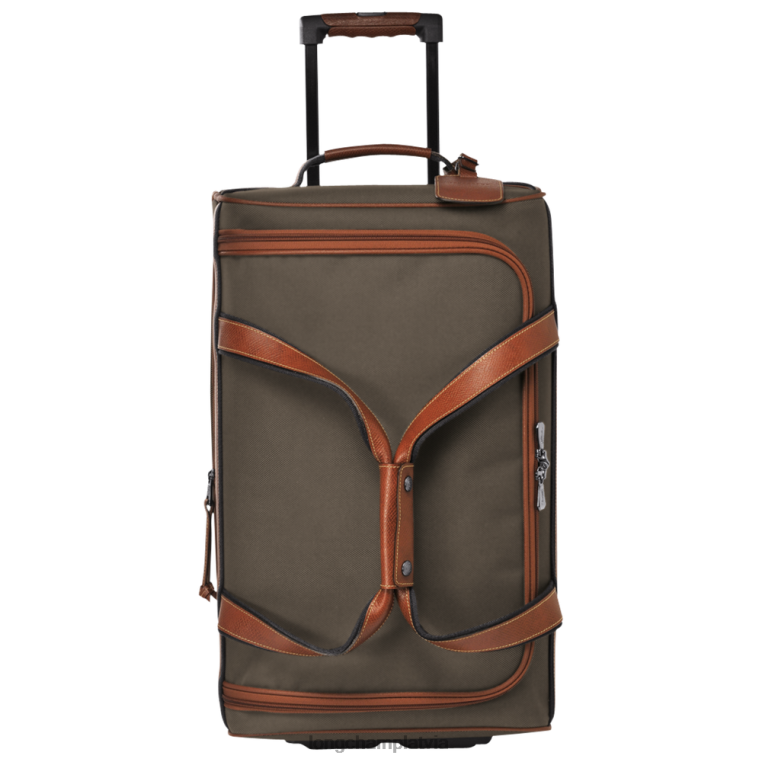 sievietes brūns Longchamp Boxford ceļojumu soma somas 64NVH837