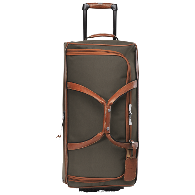 sievietes brūns Longchamp Boxford ceļojumu soma somas 64NVH840