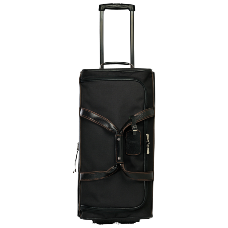 sievietes melns Longchamp Boxford ceļojumu soma somas 64NVH839