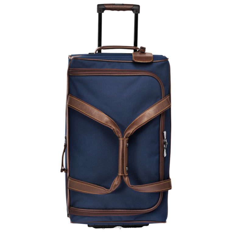 sievietes zils Longchamp Boxford ceļojumu soma somas 64NVH838