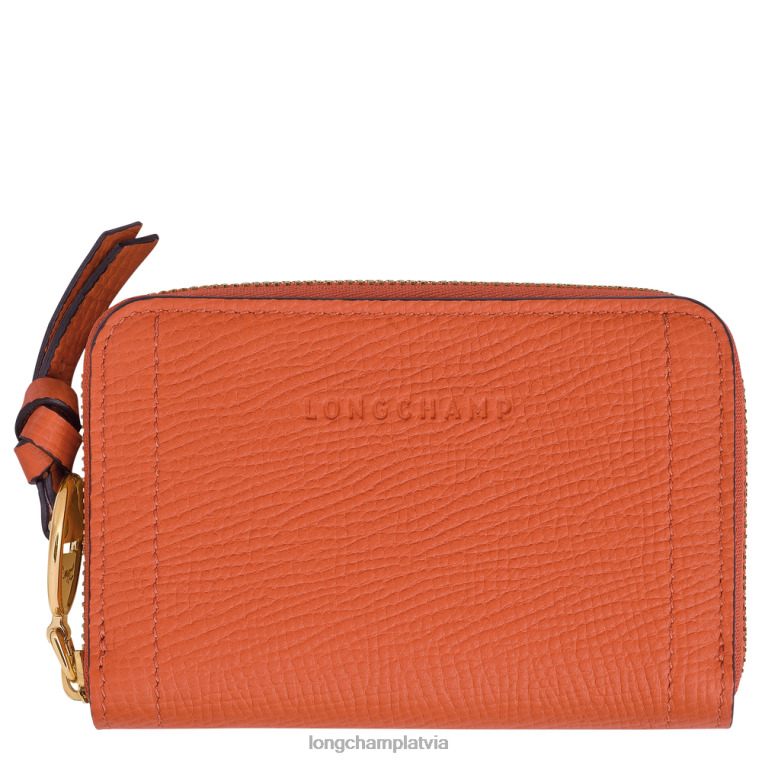 sievietes karote Longchamp pastkastes monētu maku ādas izstrādājumi 64NVH541