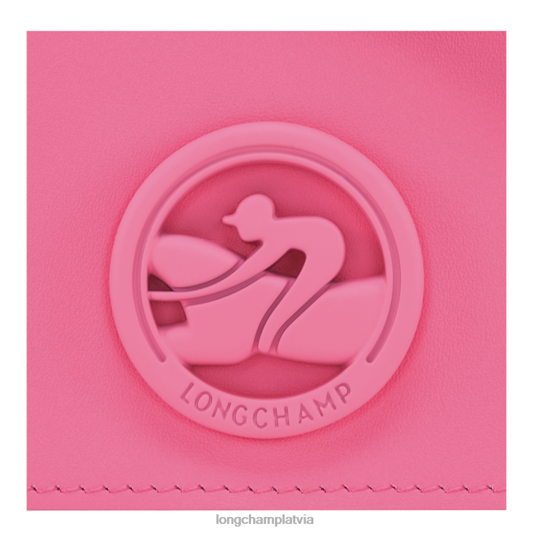 sievietes konfektes Longchamp box-trot monētu maku ar ādas mežģīnēm ādas izstrādājumi 64NVH515