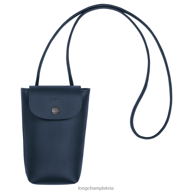 sievietes flote Longchamp le pliage xtra telefona maciņš ar ādas mežģīnēm ādas izstrādājumi 64NVH720