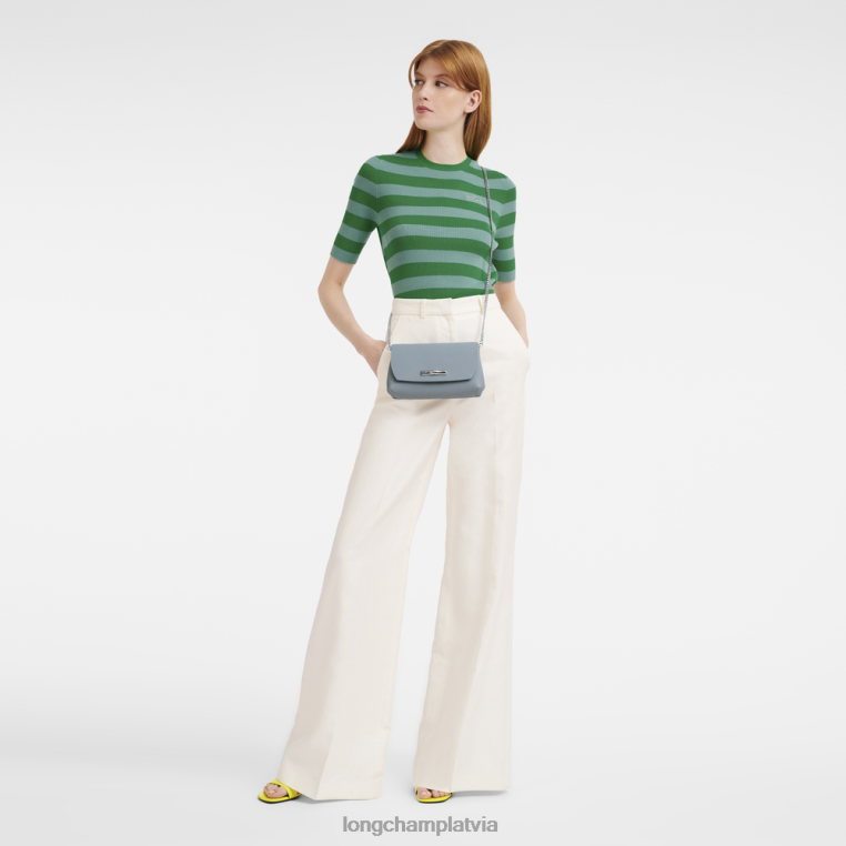 sievietes mākonis zils Longchamp rozā sajūgs ādas izstrādājumi 64NVH254