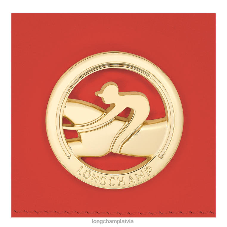 sievietes apelsīns Longchamp box-trot maku ādas izstrādājumi 64NVH555