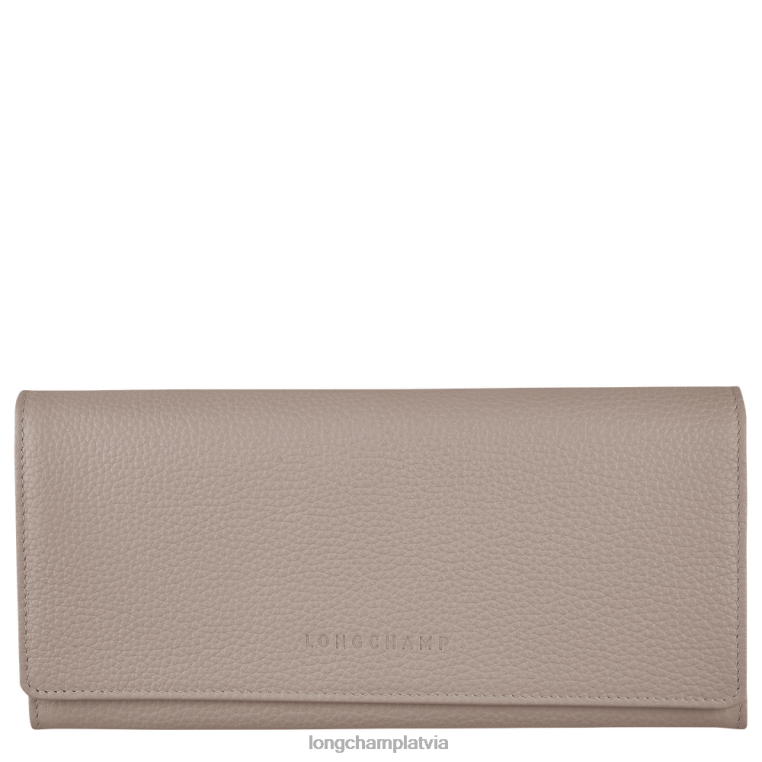 sievietes bruņurupuču balodis Longchamp le foulonne kontinentālais maks ādas izstrādājumi 64NVH606