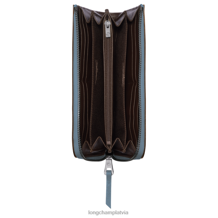 sievietes šīferis Longchamp 3D maciņš ar rāvējslēdzēju apkārt ādas izstrādājumi 64NVH622