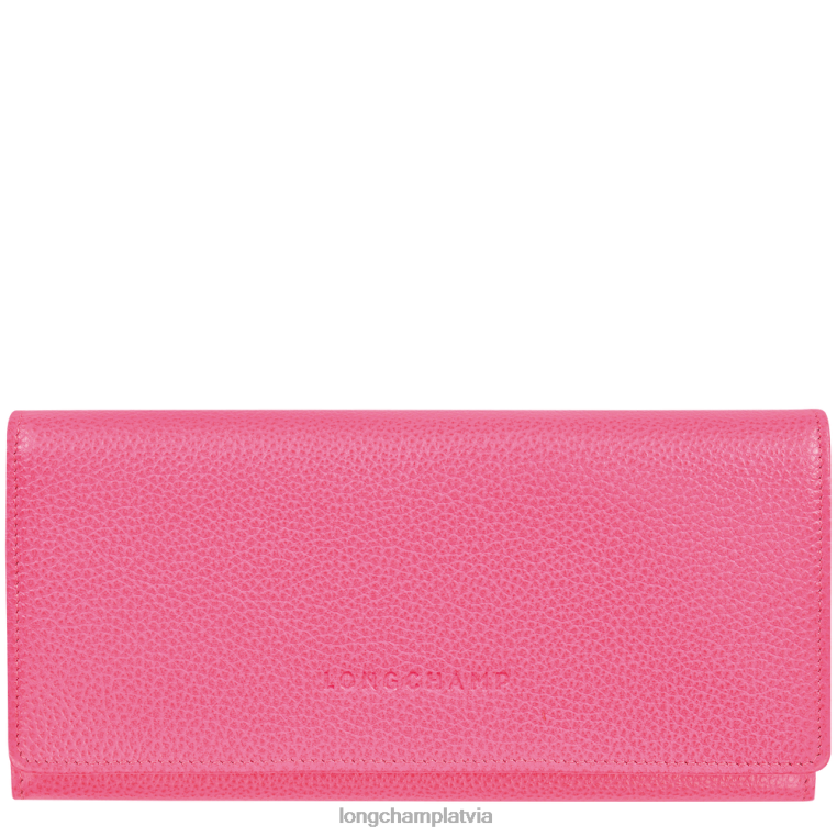 sievietes konfektes Longchamp le foulonne kontinentālais maks ādas izstrādājumi 64NVH607