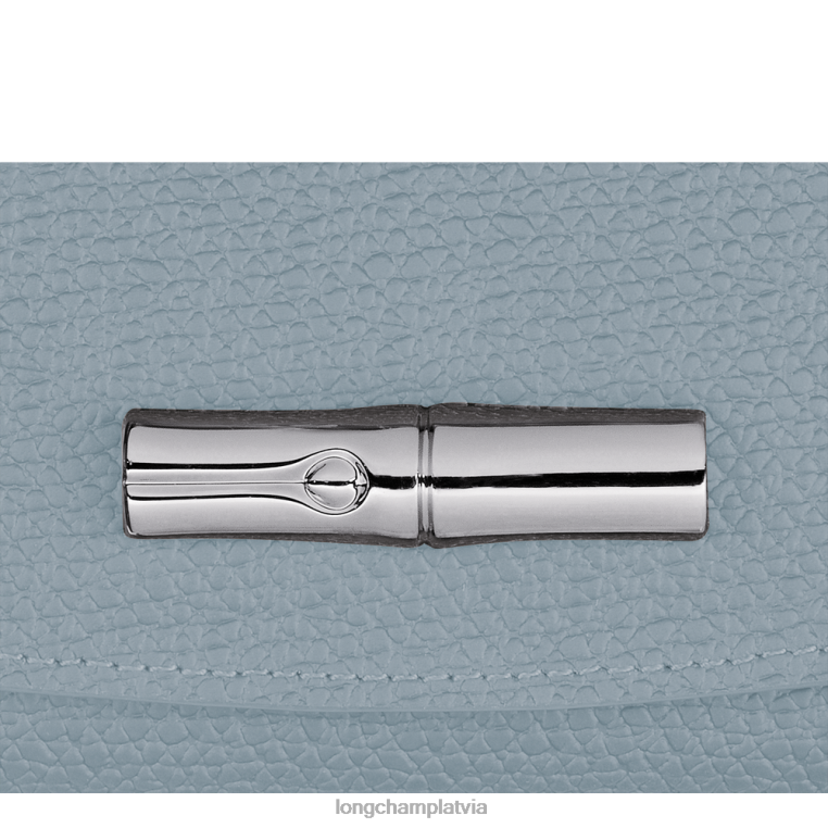 sievietes mākonis zils Longchamp roseau maku ādas izstrādājumi 64NVH579