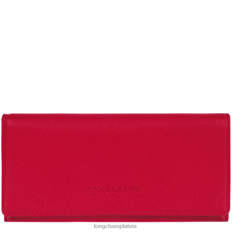 sievietes mīlestība Longchamp le foulonne kontinentālais maks ādas izstrādājumi 64NVH605