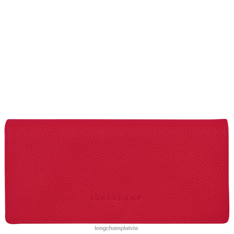 sievietes mīlestība Longchamp le foulonne kontinentālais maks ādas izstrādājumi 64NVH611