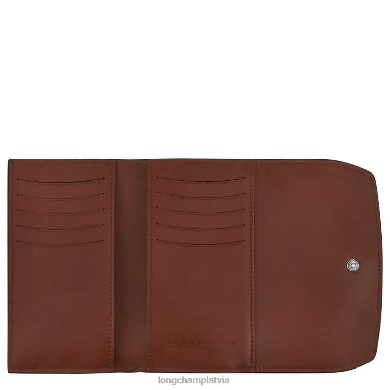 sievietes melnkoks Longchamp roseau maku ādas izstrādājumi 64NVH562