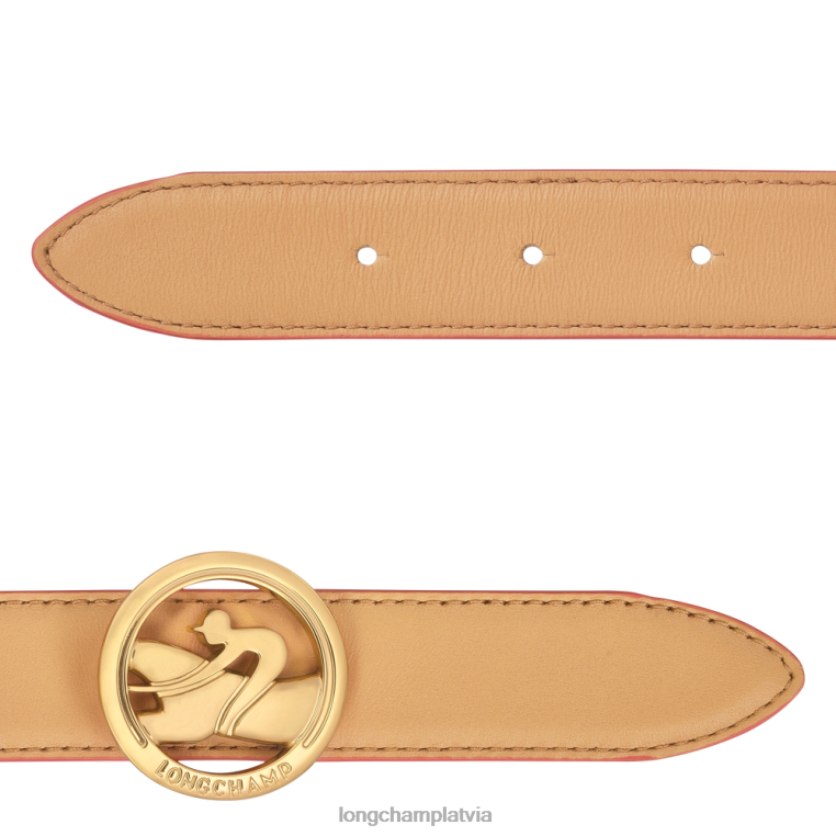 sievietes augu/melns Longchamp box-rikšo josta Piederumi 64NVH939