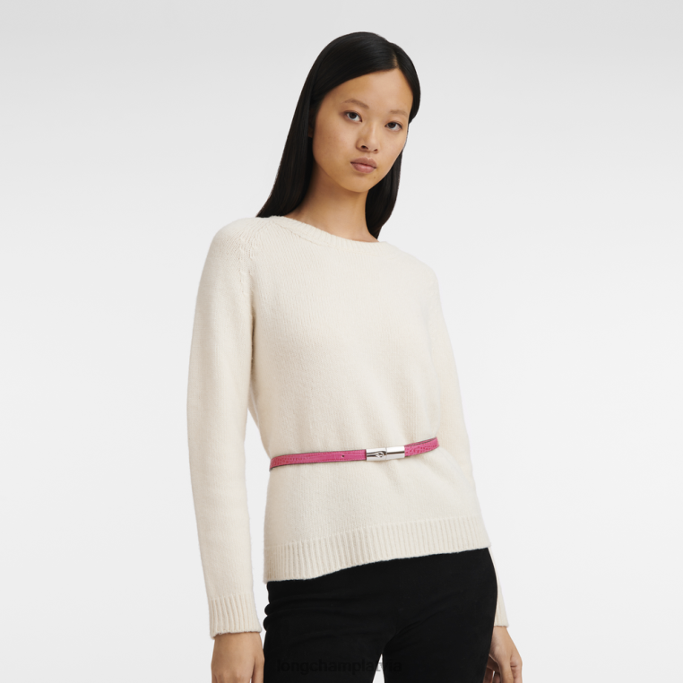 sievietes fuksija Longchamp rozā josta Piederumi 64NVH915