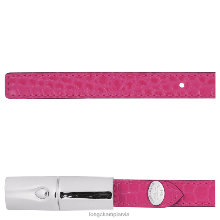 sievietes fuksija Longchamp rozā josta Piederumi 64NVH915
