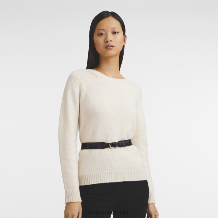 sievietes melns Longchamp 1980. gada josta Piederumi 64NVH921