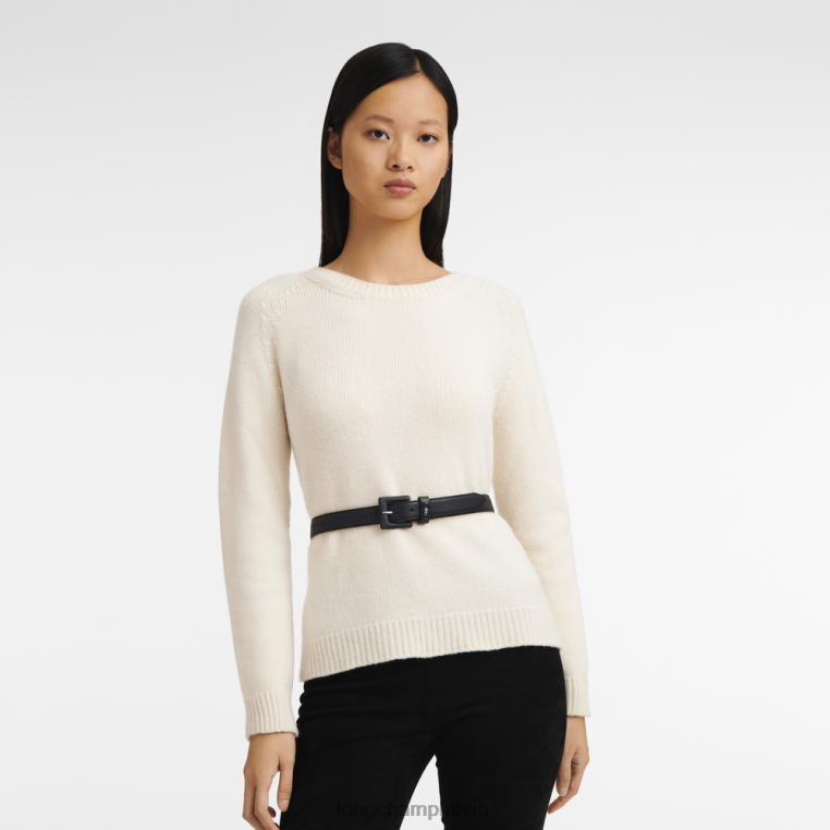 sievietes melns Longchamp rozā josta Piederumi 64NVH914