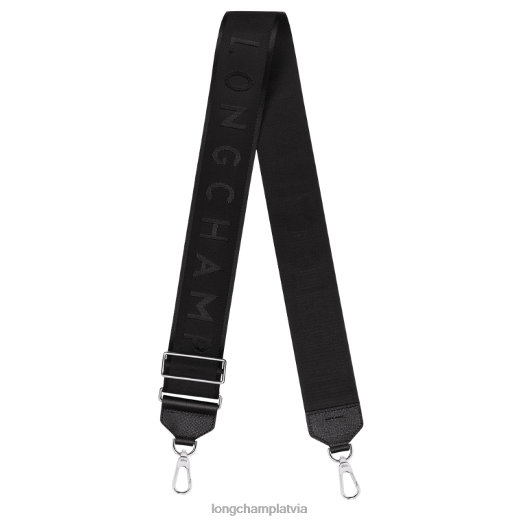 sievietes melns Longchamp plecu siksna Piederumi 64NVH1075