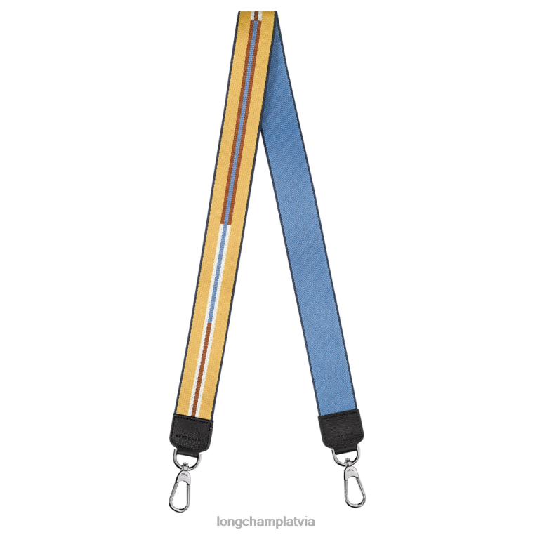 sievietes zila migla Longchamp rayures plecu siksna Piederumi 64NVH1078