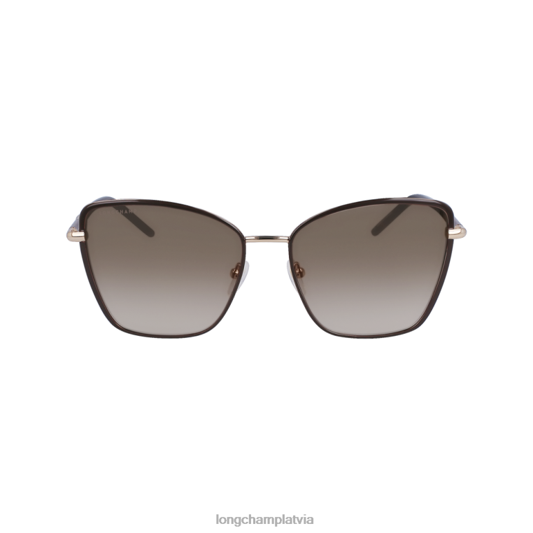 sievietes brūns/haki Longchamp pavasara/vasaras kolekcija 2023 saulesbrilles Piederumi 64NVH888