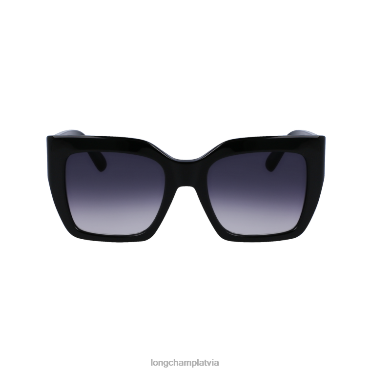 sievietes melns Longchamp pavasara/vasaras kolekcija 2023 saulesbrilles Piederumi 64NVH881