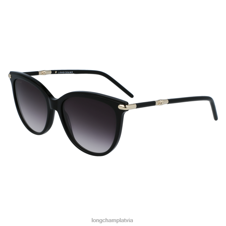sievietes melns Longchamp pavasara/vasaras kolekcija 2023 saulesbrilles Piederumi 64NVH890