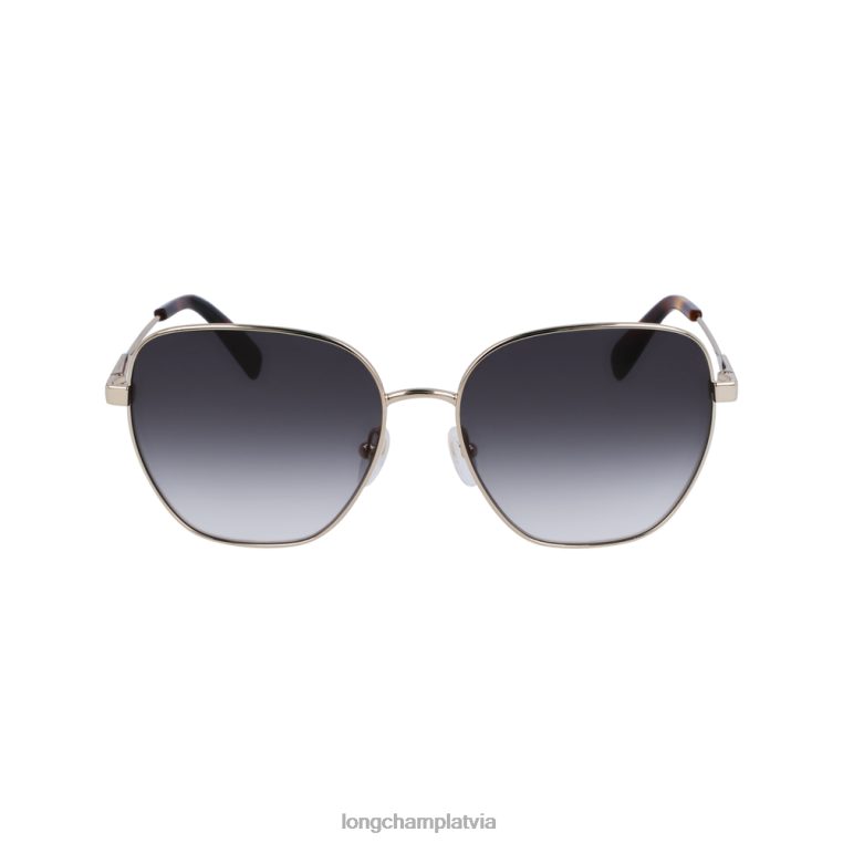 sievietes zelta zaļa Longchamp pavasara/vasaras kolekcija 2023 saulesbrilles Piederumi 64NVH15