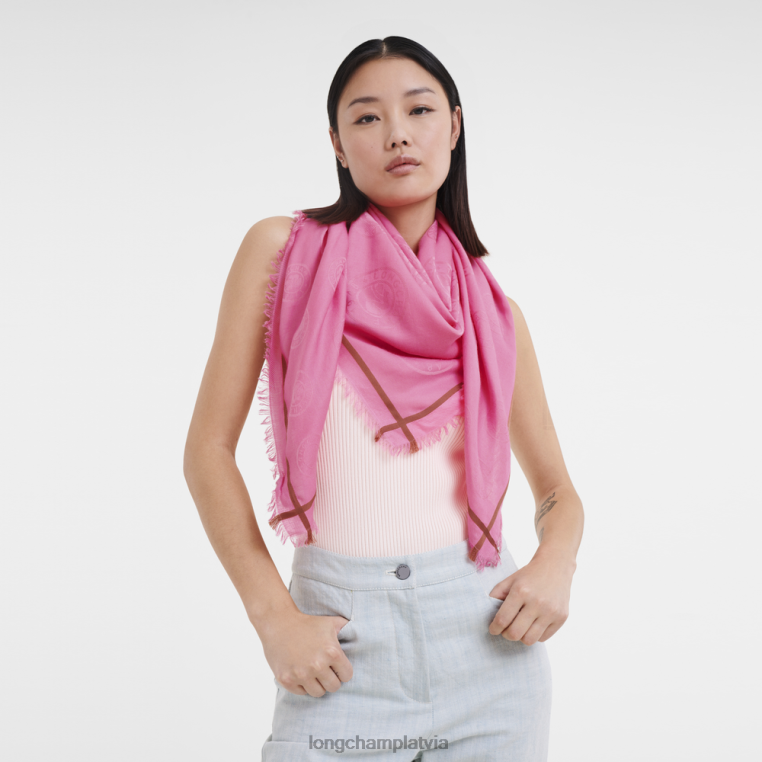 sievietes konfektes Longchamp 2023. gada pavasara/vasaras kolekcijas šalle Piederumi 64NVH980