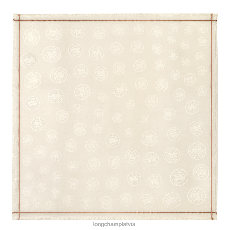 sievietes ziloņkauls Longchamp 2023. gada pavasara/vasaras kolekcijas šalle Piederumi 64NVH976