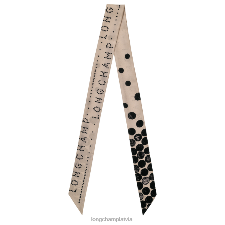 sievietes melns Longchamp 2023. gada pavasara/vasaras kolekcijas bandeau Piederumi 64NVH1066