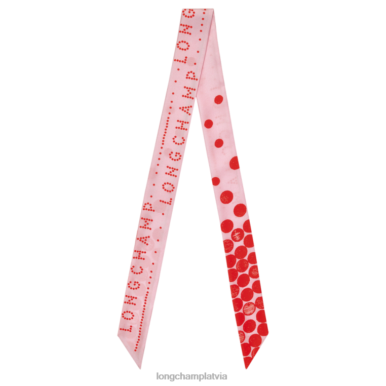 sievietes rozā Longchamp 2023. gada pavasara/vasaras kolekcijas bandeau Piederumi 64NVH1067