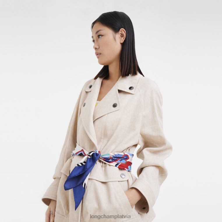 sievietes flote Longchamp 2023. gada pavasara/vasaras kolekcijas zīda šalle 90 Piederumi 64NVH1056