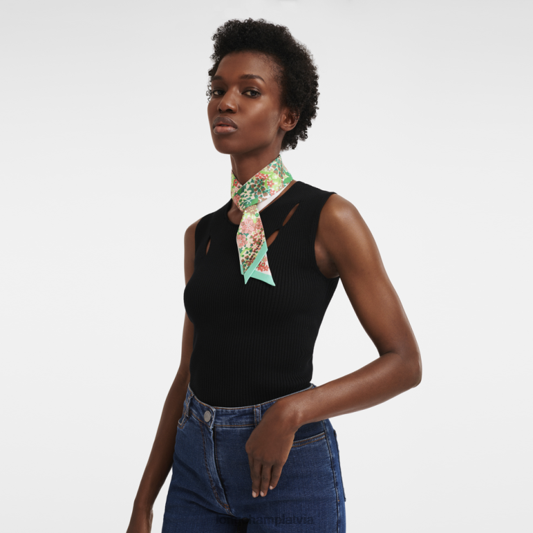 sievietes tirkīza Longchamp 2023. gada pavasara/vasaras kolekcijas bandeau Piederumi 64NVH1022