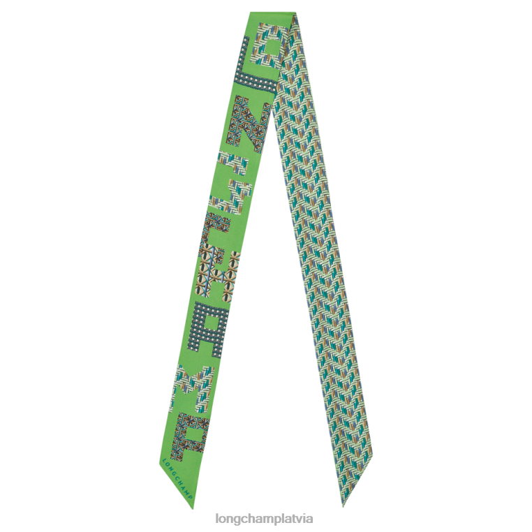 sievietes zāle/zaļā gaisma Longchamp 2023. gada pavasara/vasaras kolekcijas bandeau Piederumi 64NVH1026