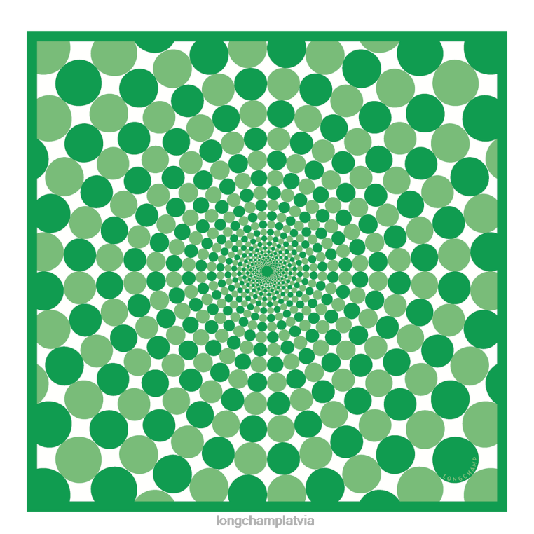 sievietes zāle/zaļā gaisma Longchamp 2023. gada pavasara/vasaras kolekcijas zīda šalle 70 Piederumi 64NVH1036