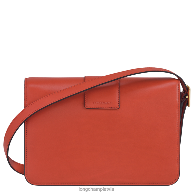 sievietes apelsīns Longchamp box-trot crossbody soma somas 64NVH232
