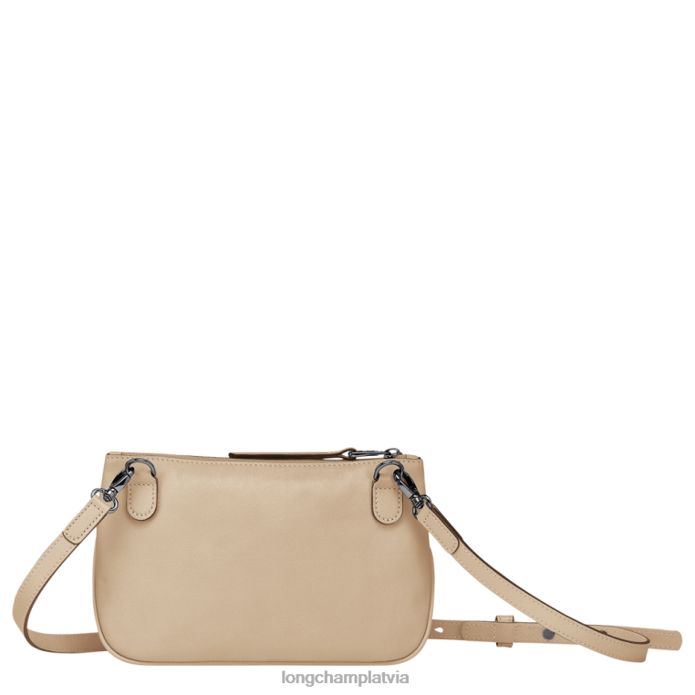 sievietes bēšs Longchamp 3D crossbody soma somas 64NVH318