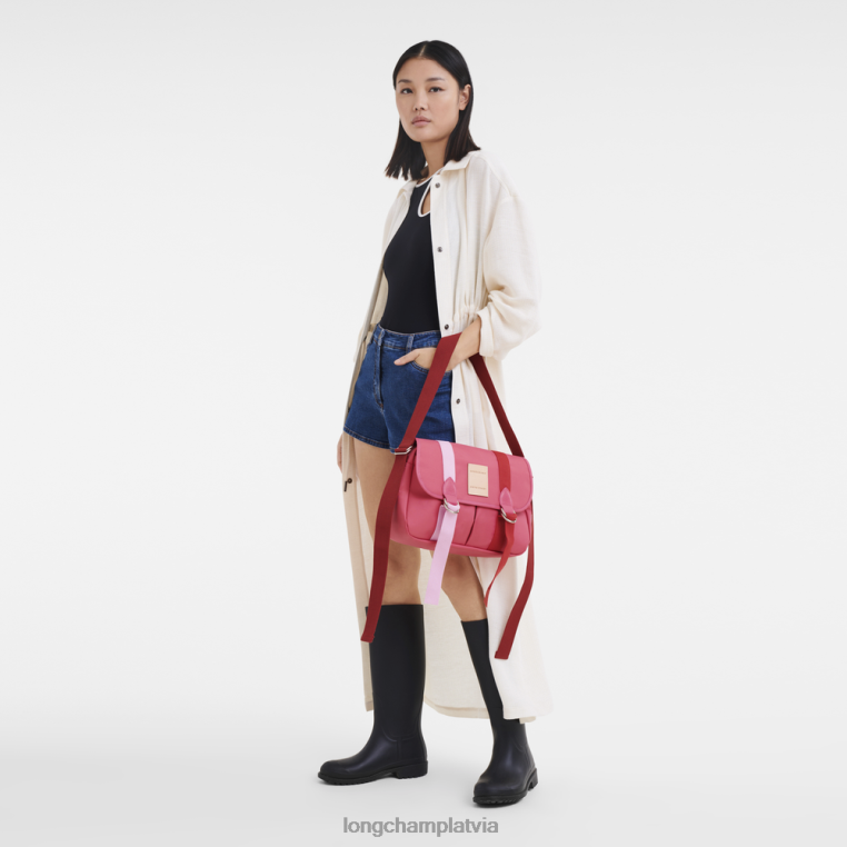 sievietes fuksija Longchamp le pliage re-play crossbody bag somas 64NVH208