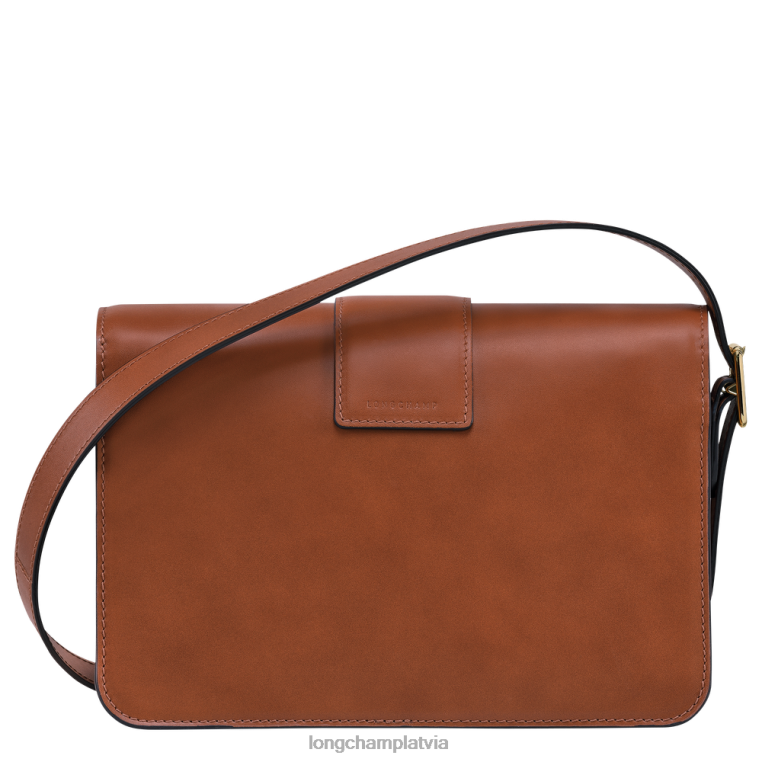sievietes konjaks Longchamp box-trot crossbody soma somas 64NVH233