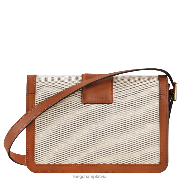 sievietes konjaks Longchamp box-trot crossbody soma somas 64NVH244