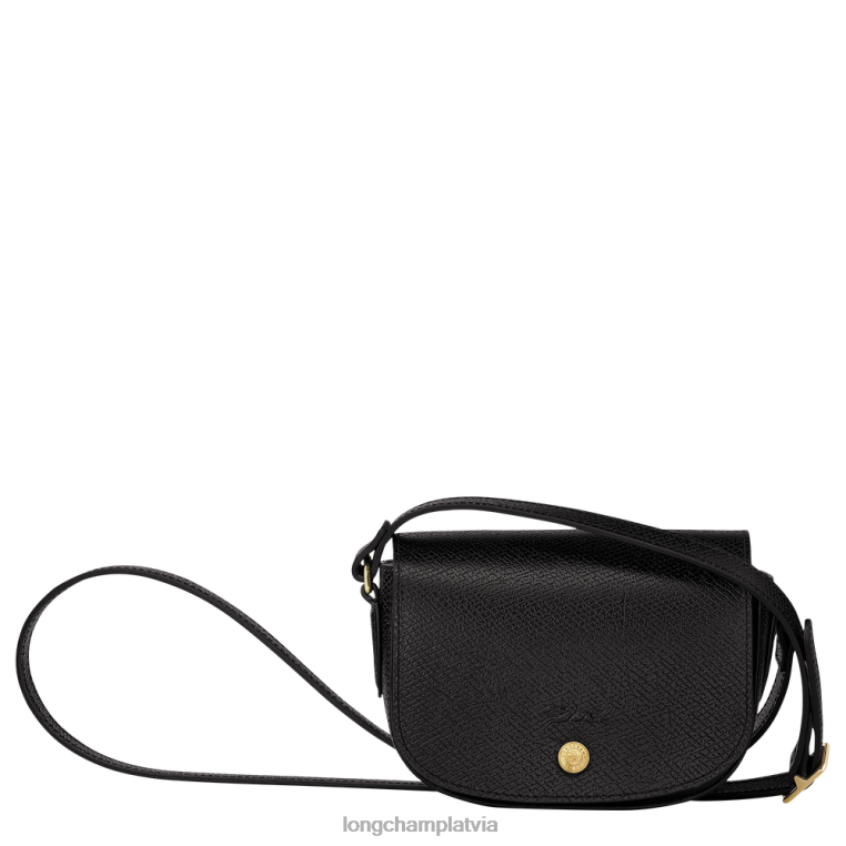 sievietes melns Longchamp epure crossbody soma somas 64NVH288