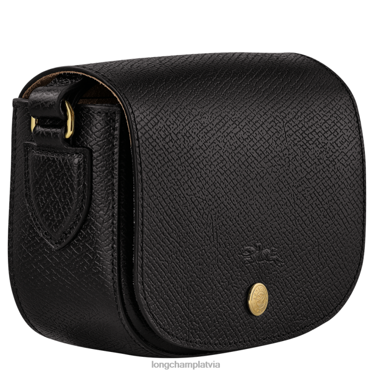 sievietes melns Longchamp epure crossbody soma somas 64NVH288
