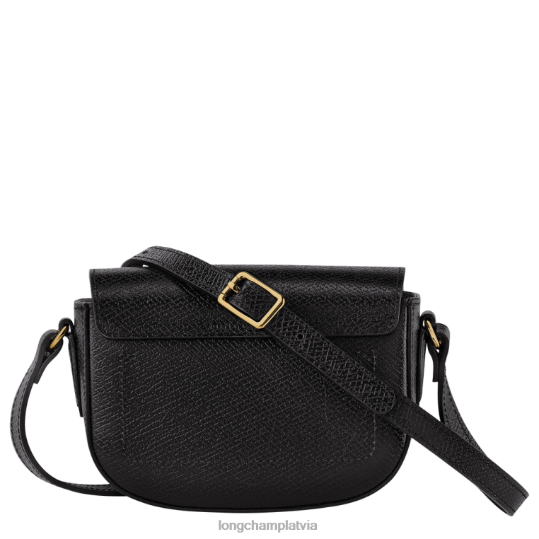 sievietes melns Longchamp epure crossbody soma somas 64NVH288