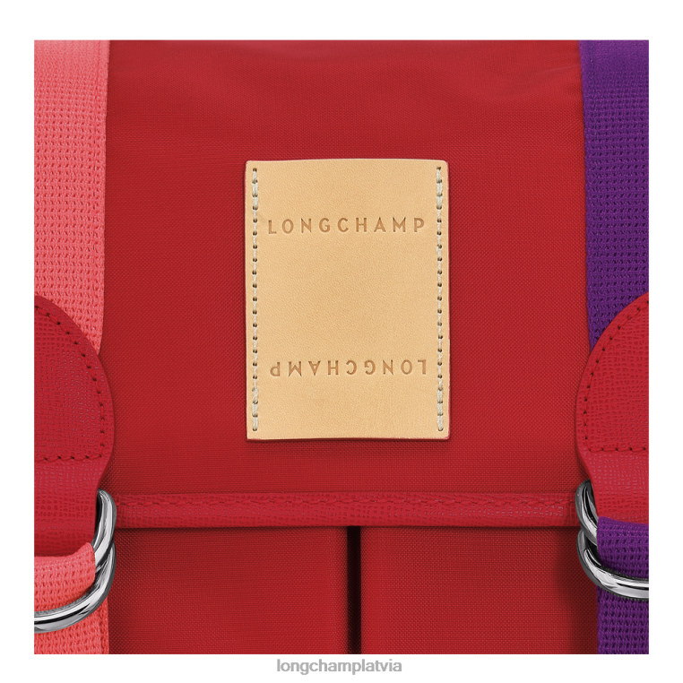 sievietes sarkans Longchamp le pliage re-play crossbody bag somas 64NVH210