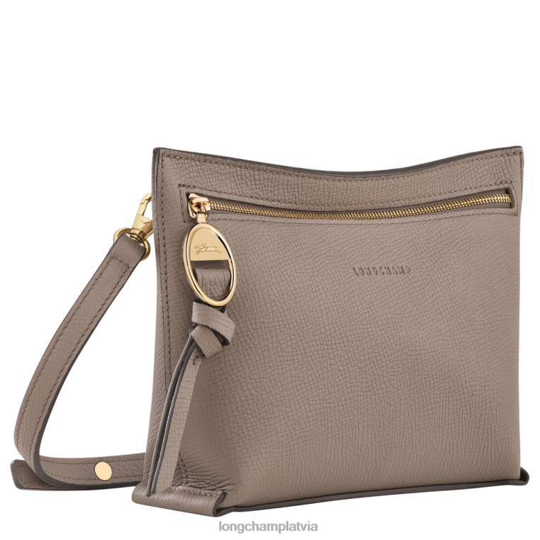 sievietes taupe Longchamp pastkastes crossbody bag somas 64NVH308