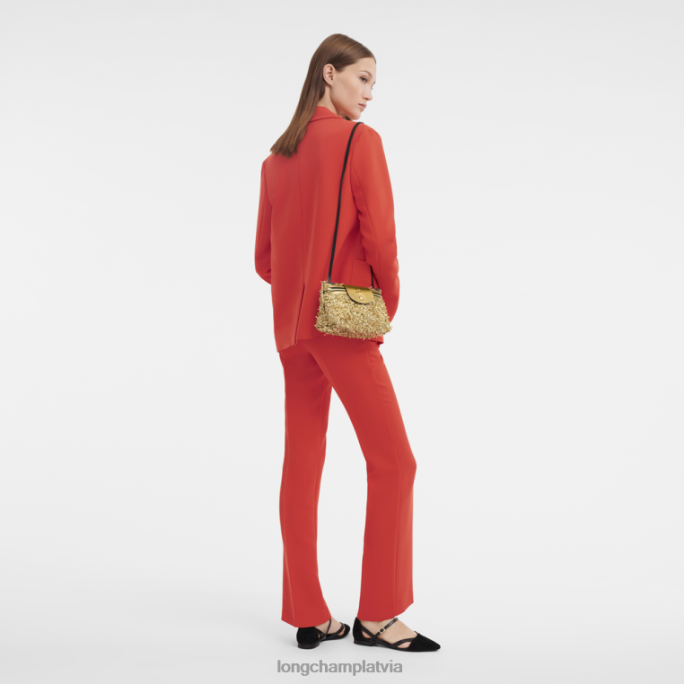 sievietes zelts Longchamp le pliage collection crossbody bag somas 64NVH222