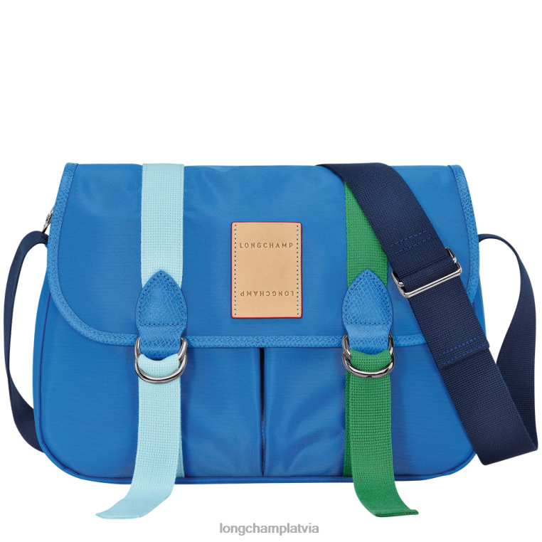 sievietes zils Longchamp le pliage re-play crossbody bag somas 64NVH207