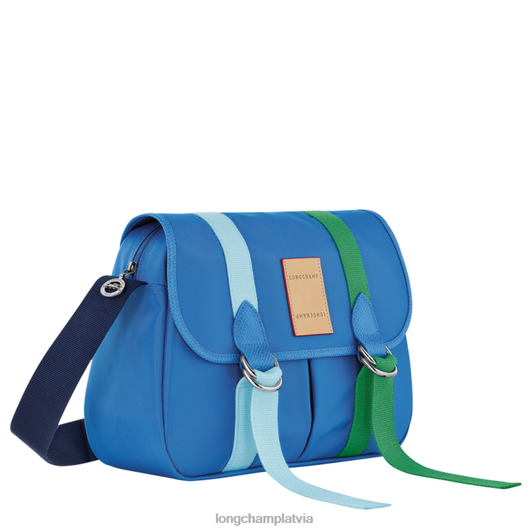 sievietes zils Longchamp le pliage re-play crossbody bag somas 64NVH207