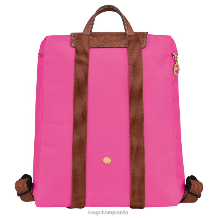 sievietes konfektes Longchamp le pliage oriģinālā mugursoma somas 64NVH447