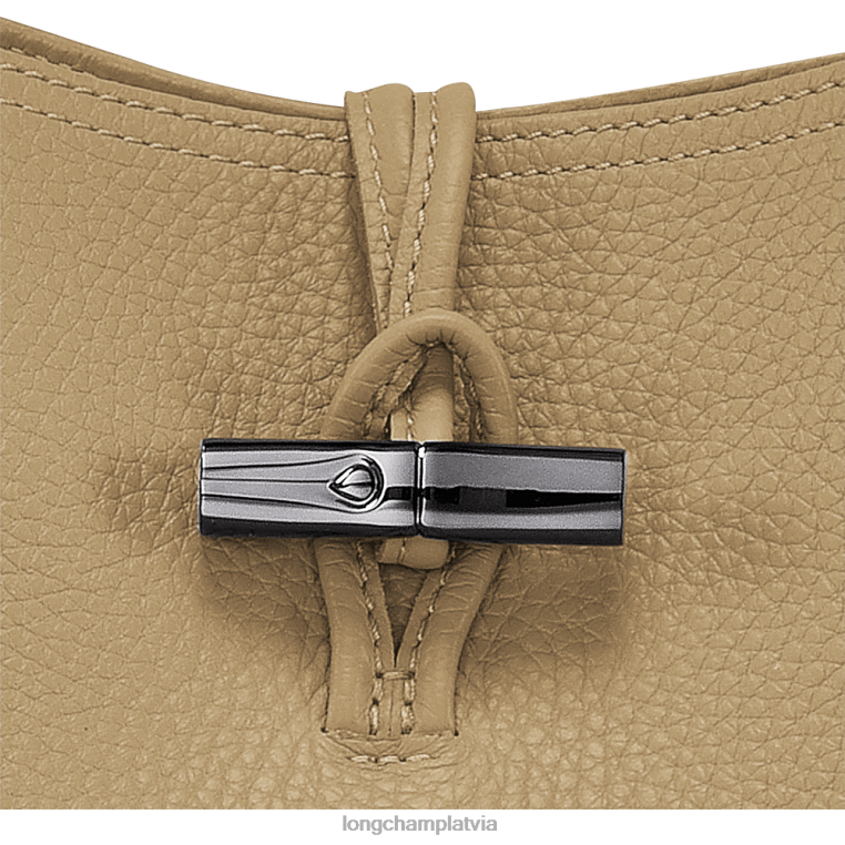 sievietes bēšs Longchamp roseau būtiska soma somas 64NVH361
